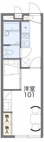レオパレスシェソア　今伊勢の間取り|代表的な間取のため実際の間取とは異なる場合があります