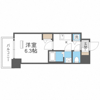 【間取り】 | ゼオン大阪ＥＡＳＴ | 間取り