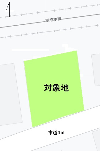 【土地図】 | 佐倉市西志津２丁目　売地 | 土地図です