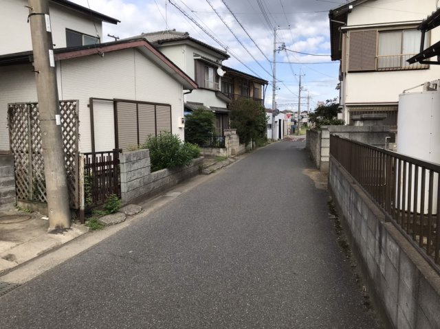 【前面道路含む現地写真】 | 佐倉市西志津２丁目　売地 | 前面道路写真です