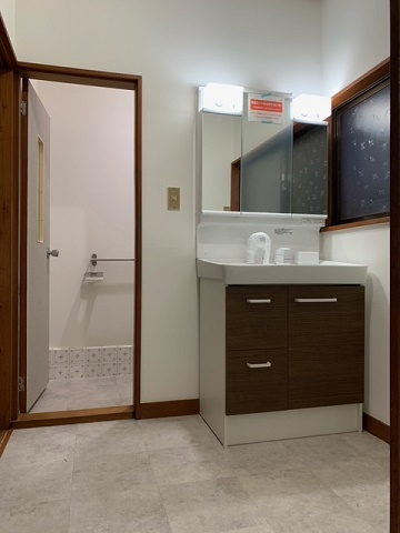 One-Ship釜ノ前の洗面所