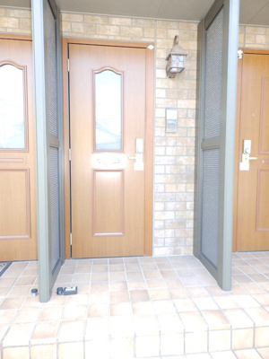 【玄関】 | セジュールJIN Ⅱ棟 | 毎日通る玄関はこちらです