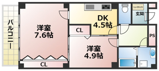 【間取り】 | アマデウス西洞院