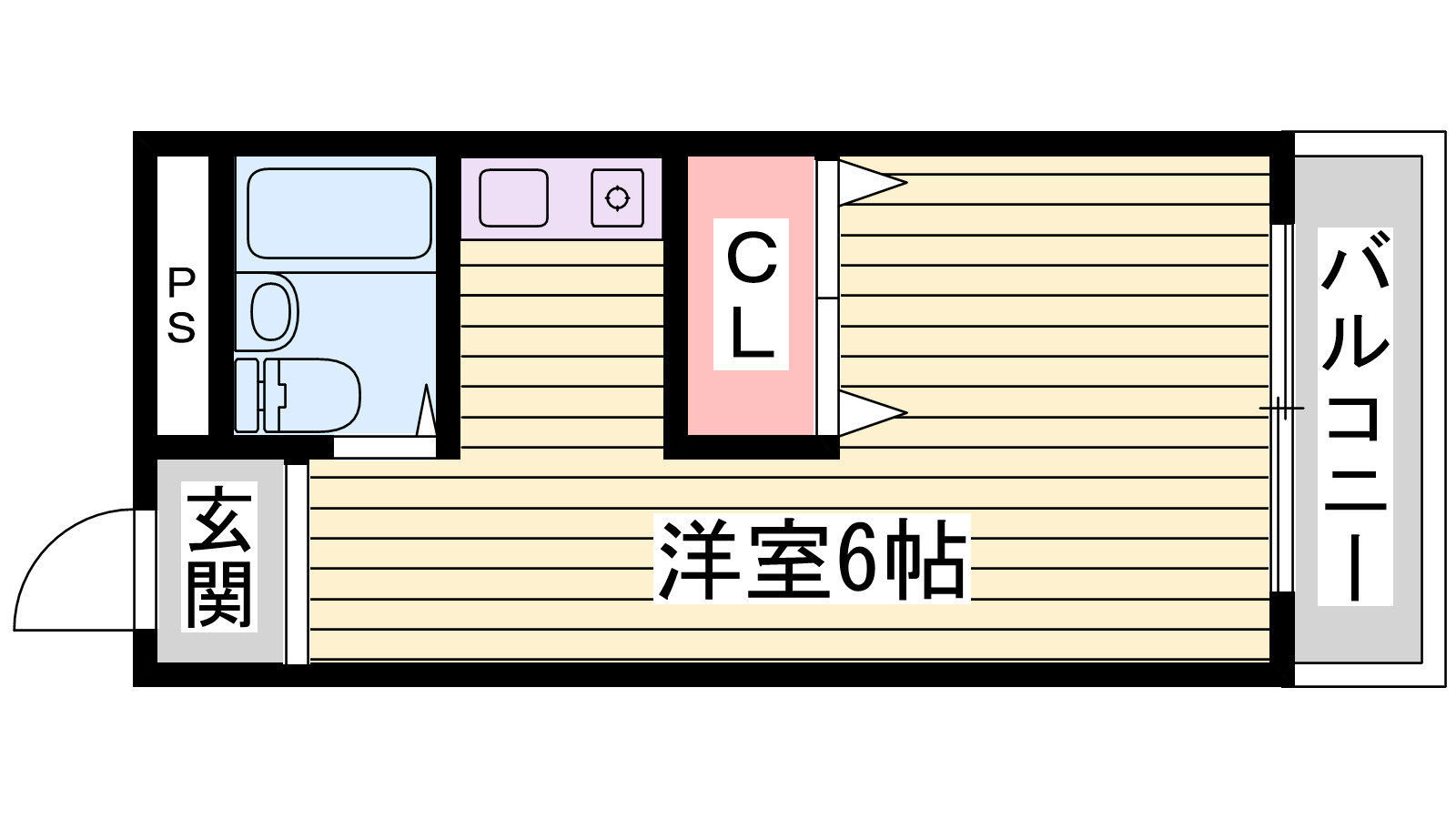 サンマリン名谷の間取り