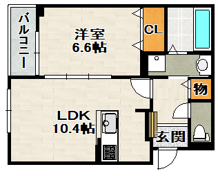 レイアフォレストⅢの間取り