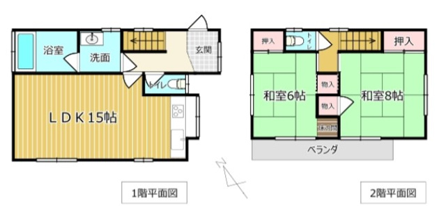 【間取り】 | エンゼルフォレスト伊豆赤沢　戸建