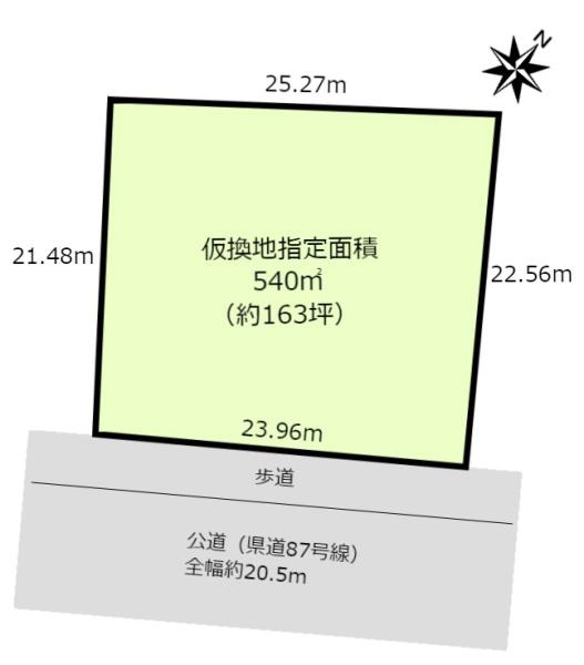 木更津市瓜倉　土地の土地図