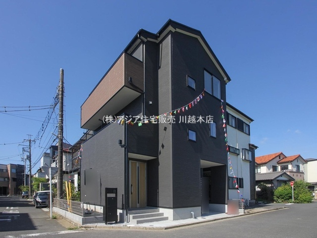 川越市木野目22-3期　新築戸建の外観|完成済み！是非一度ご内覧ください♪