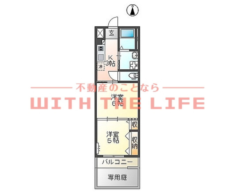 コロンⅡ【10,000円キャッシュバック対象物件】の間取り