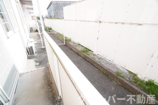 メゾンプログレッソＡのバルコニー