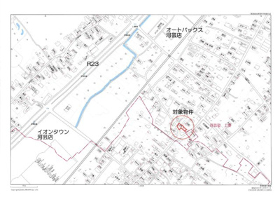 【地図】 | 津市河芸町　土地