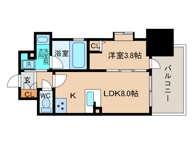 【間取り】 | クリスタルエグゼ心斎橋