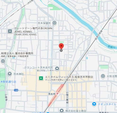 モンシェモワの地図