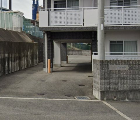 マンションクォーレのエントランス