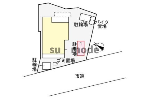ネオライヴズ　岸部の区画図
