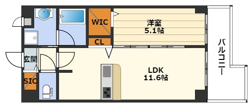サンセール豊崎の間取り