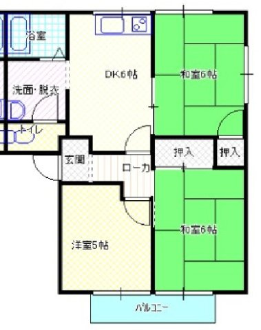 【間取り】 | コーポ平成