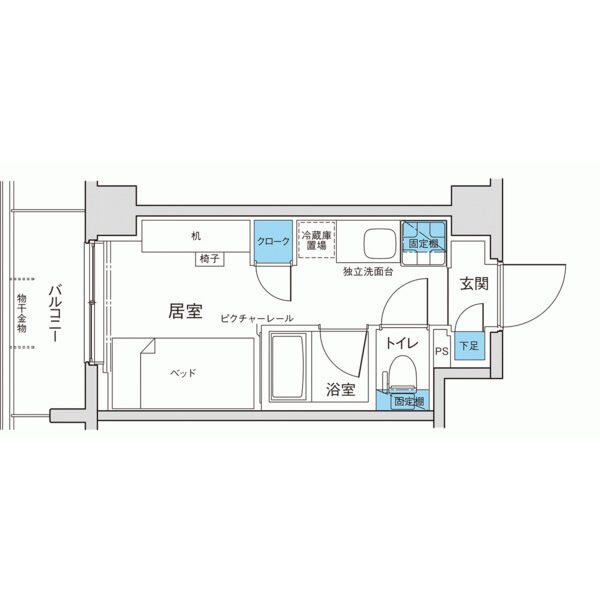 キャンパスヴィレッジ京都西京極の間取り