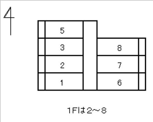 ウエストランドハイム21の区画図