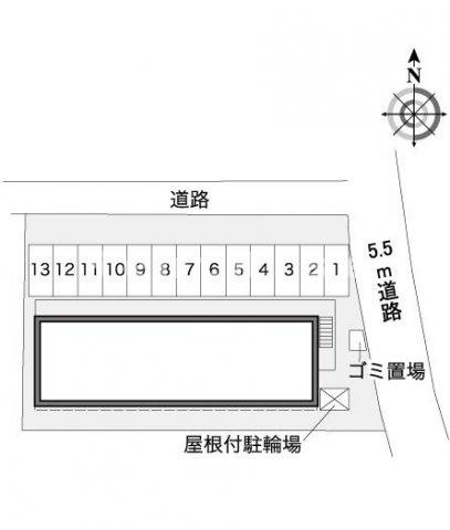 レオパレス妙興寺の駐車場