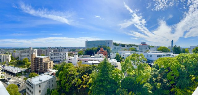 虹ヶ丘マンション本館の展望|陽当たり眺望良好！東山タワーまで見渡せます！