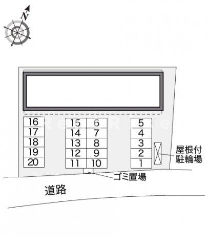 レオパレスポラリスの駐車場