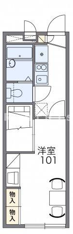 レオパレスハーヴェストの間取り|代表的な間取のため実際の間取とは異なる場合があります