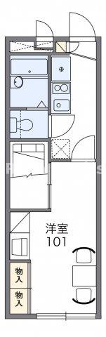 レオパレス神戸の間取り|代表的な間取のため実際の間取とは異なる場合があります
