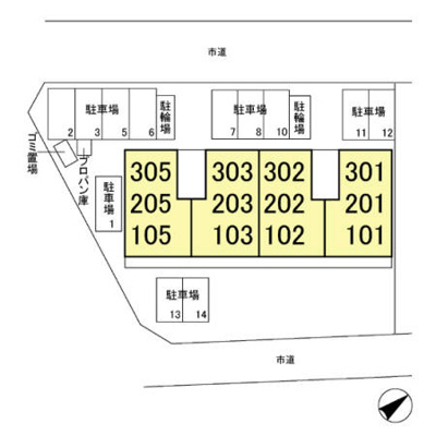 【区画図】 | フローラ(新座)