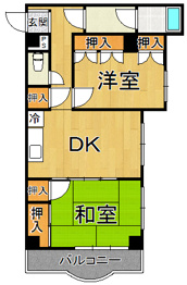 メゾン・ド・ノンの間取り