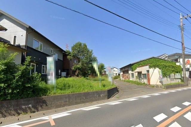 坂戸市中小坂売地の外観|2024.4