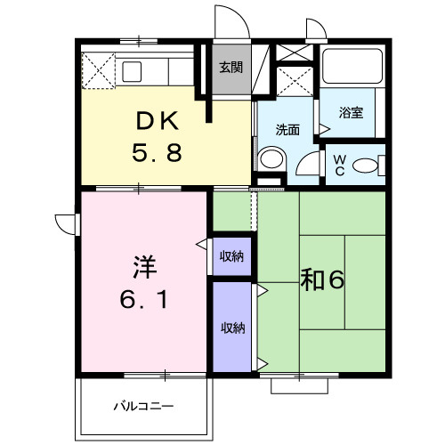 【間取り】 | Ｃｈｅｒｒｙ　ＳｔｒｅｅｔⅤ