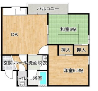 【間取り】 | コスモスハイツ