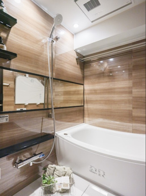 【浴室】 | ニックハイム木場公園第5 | 落ち着いた空間のお風呂です