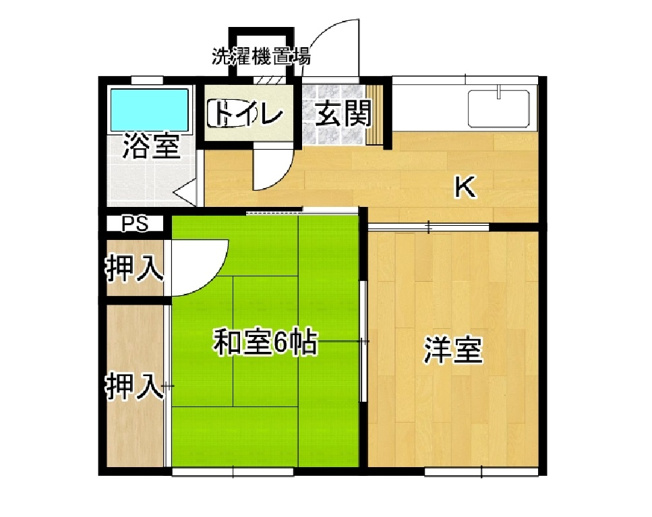 【間取り】 | コーポ東浦
