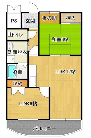 【間取り】 | ＨＥＩＳＥＩマンション