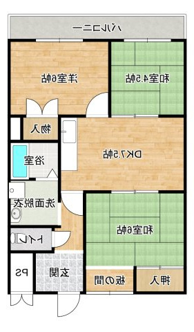 【間取り】 | ＨＥＩＳＥＩマンション