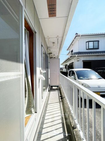 コーポ辻のバルコニー