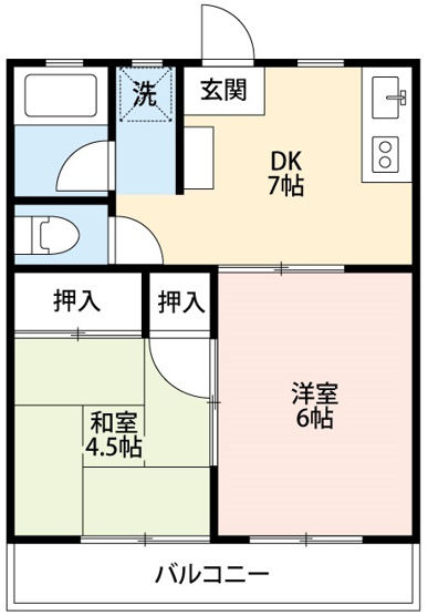 【間取り】 | グリーンハイツ