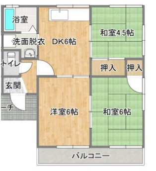 【間取り】 | サンパレス
