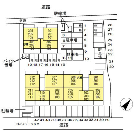 【区画図】 | Polonia　Matsubara　A棟 | ◆初期費用最安値コミット！「もっとお得に賃貸」を叶えます♪
◆見積もりのセカンドオピニオンも開催中♪検討中の物件もお気軽に相談下さい。
※既にお申込み済みの場合はご遠慮下さい。
