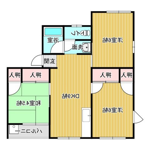 【間取り】 | 曽根ハイツ
