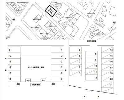 【区画図】 | ユトリロ前田南