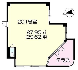 土曜館ビルの間取り