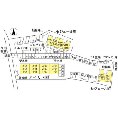 【区画図】 | セジュールＭＹ