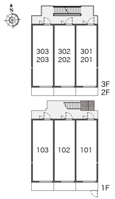 【区画図】 | レオネクスト豊中岡町