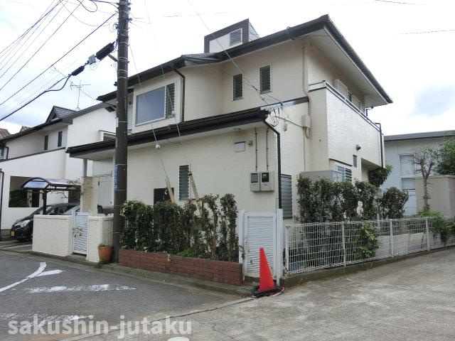 朝日ケ丘１丁目　売地の外観|朝日ケ丘１丁目　売地　古家あり　地積約45.8坪　北東側4.9ｍ公道面　