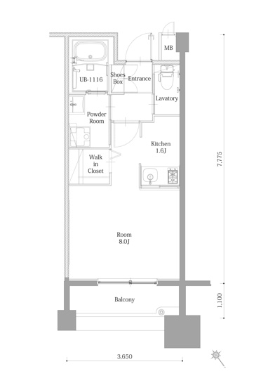 【間取り】 | エンクレスト呉服町