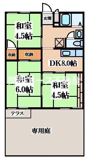 【間取り】 | ハイツ福田