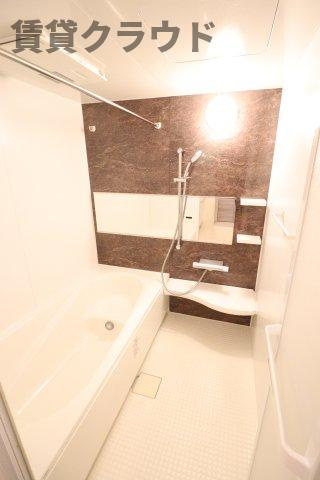 パークサイドＳＯＧＡの浴室|キッチンでお料理をお楽しみください